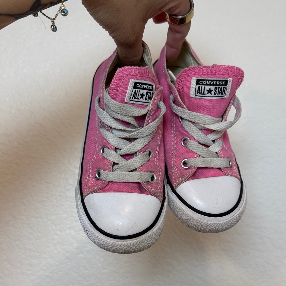 Converse Pink Low Top Sneakers